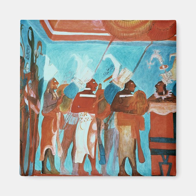 Imán Una escena de la vida, que representa a músicos to (Frente)