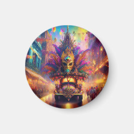 Imán Una Fantasía En El Desfile Del Mardi Gras