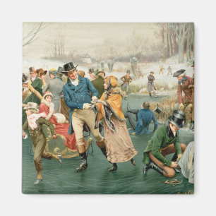 Imán Una Feliz Navidad, de los Años Anuales, 1907