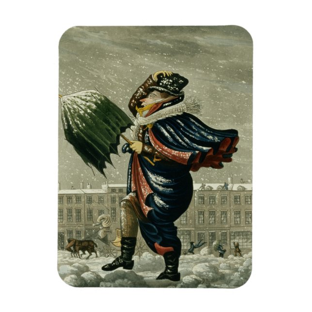 Imán Una Feliz Navidad y un Feliz Año Nuevo en Londres, (Vertical)