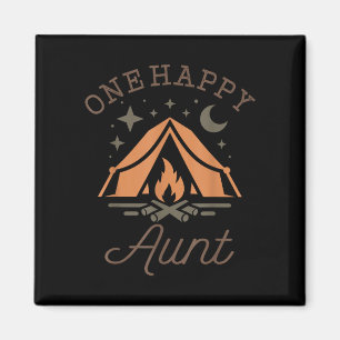 Imán Una feliz tía campista cumpleaños 1 campamento fam