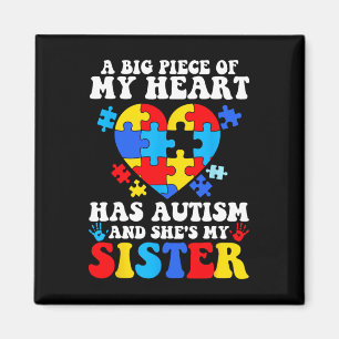 Imán Una Gran Parte De Mi Corazón Tiene Autismo Y Ella