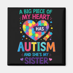 Imán Una gran parte del corazón tiene autismo y hermana