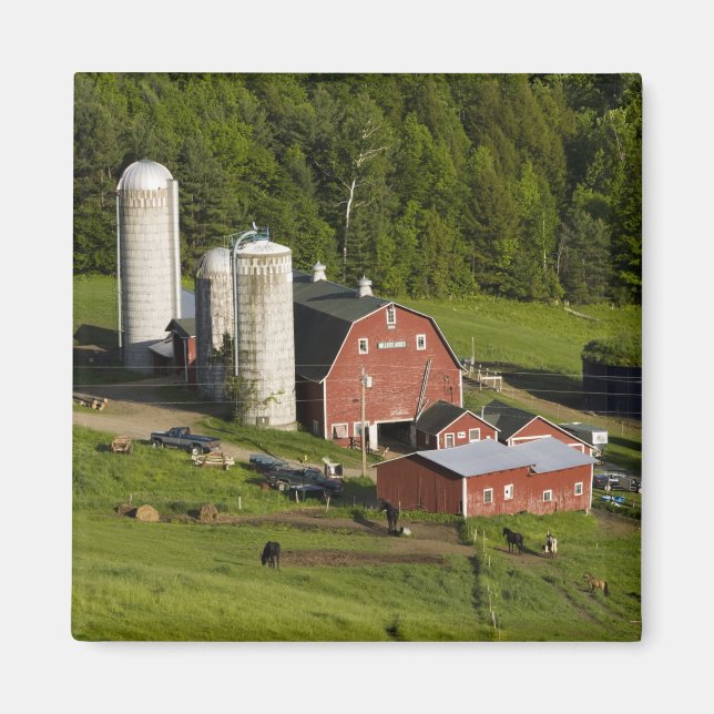 Imán Una granja en Barnet Center, Vermont. Connecticut (Frente)