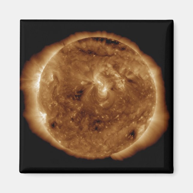 Imán Una grieta oscura en la atmósfera del sol (Frente)