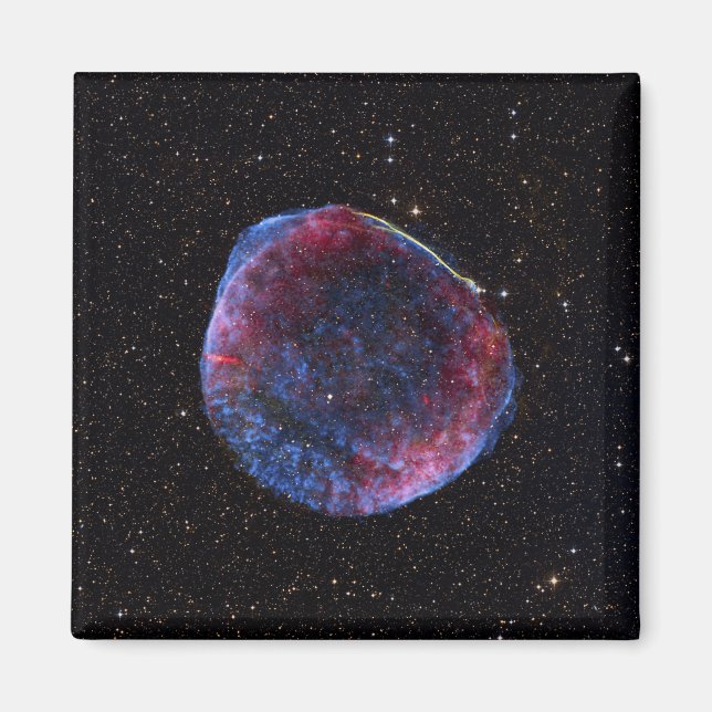 Imán Una imagen compuesta del Resto de supernova SN 100 (Frente)
