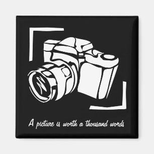 Imán Una imagen vale mil citas fotográficas