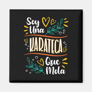Imán Una Karateca que mola mujer regalos de karate
