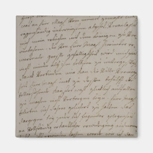 Imán Una letra de Maria Teresa a rey Frederick