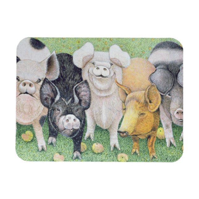 Imán Una línea coro (Horizontal)