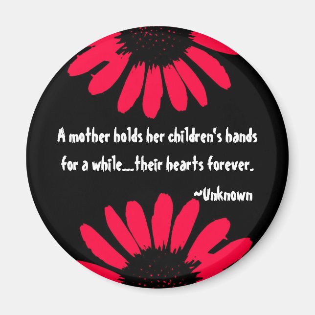 Imán "Una madre..." (Frente)