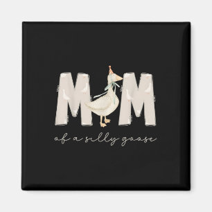 Imán Una Mamá de Ganso Tonto 1er Primer Cumpleaños Fami