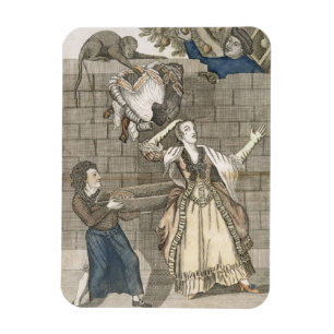 Imán Una mano de un mono o la cabeza de la dama de unlo