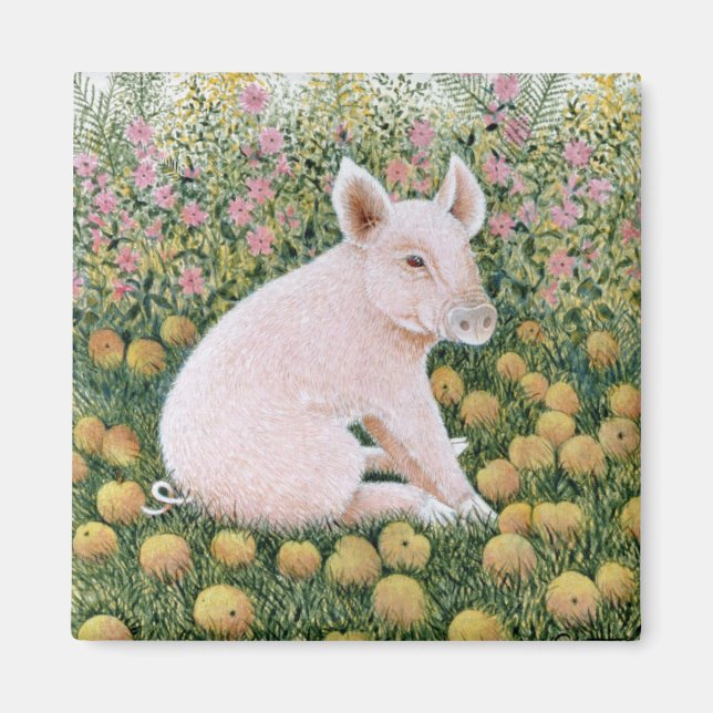 Imán Una manzana más (Frente)