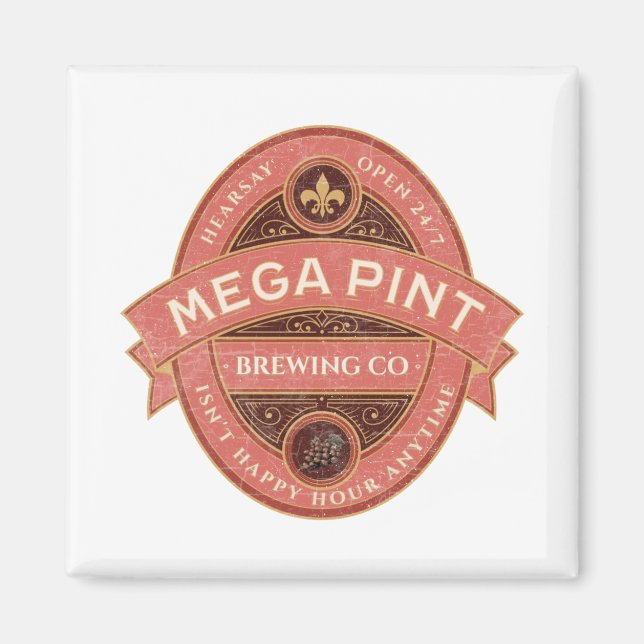 Imán Una mega pinta (Frente)