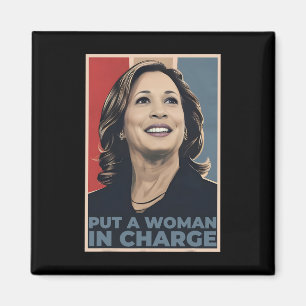 Imán Una Mujer A Cargo De Una Mujer Kamala Harris Por E