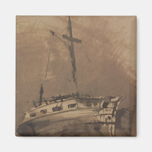 Imán Una nave en los mares picados, 1864