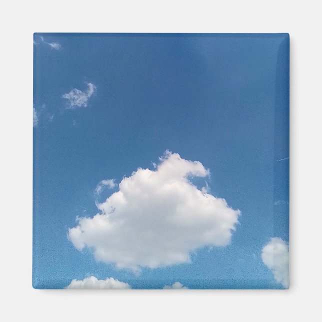 Imán Una nube simple (Frente)