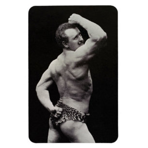 Imán Una nueva pose de los hombres fuertes Eugen Sandow