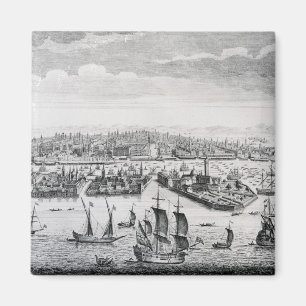Imán Una opinión de perspectiva de la ciudad de Veneci