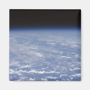 Imán Una opinión oblicua del horizonte del atmosphe de