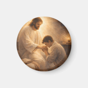 Imán Una oración de rodillas con Jesús