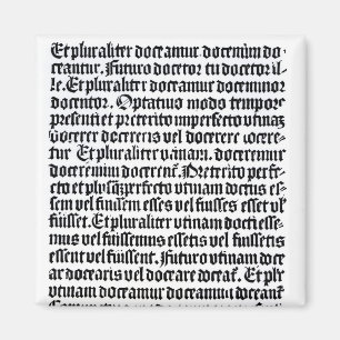 Imán Una página del 'Grammaire Latine'