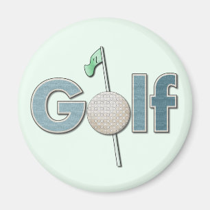 Imán Una palabra: golf