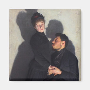 Imán Una pareja con sombras fundidas (por Emile Friant)