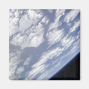 Imán Una parte azul y blanca de tierra