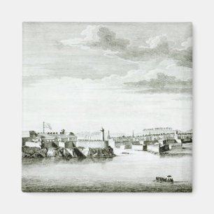 Imán Una perspectiva del castillo de Moro y de la