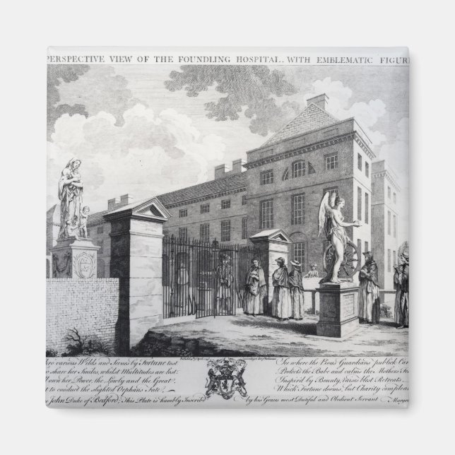 Imán Una perspectiva del Hospital Foundling (Frente)