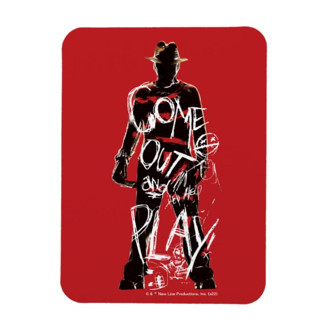 Imán Una pesadilla en la calle Elm | Salir y jugar (Vertical)