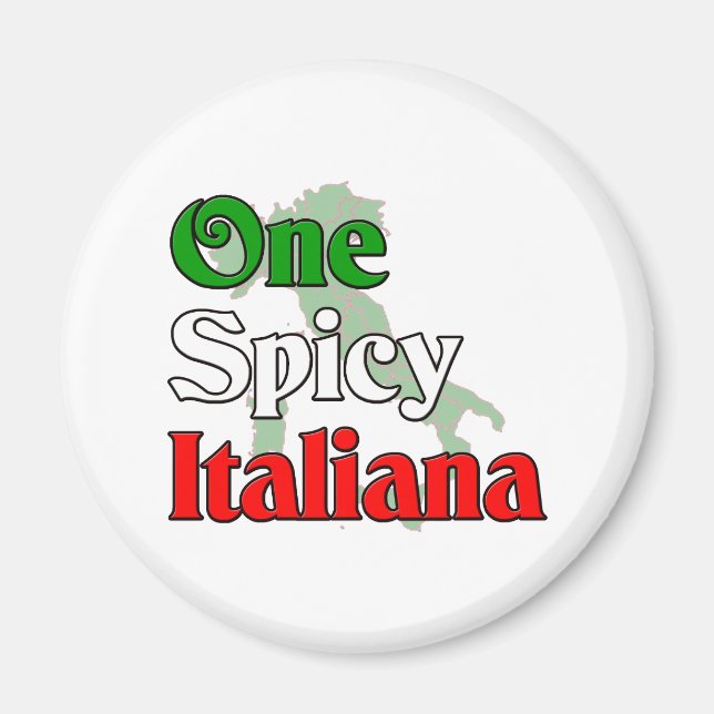 Imán Una picante italiana (Frente)