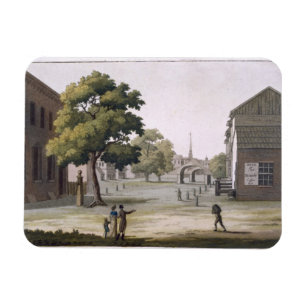 Imán Una plaza del mercado, Philadelphia, Pennsylvania,