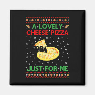 Imán Una preciosa pizza de queso sola divertida Kevin X