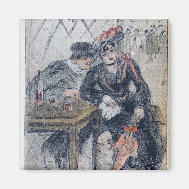 Imán Una prostituta y su cliente (Frente)