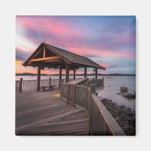 Imán Una puesta del sol hermosa