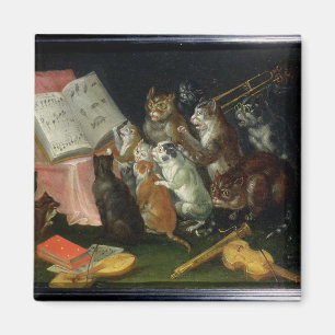 Imán Una reunión musical de gatos
