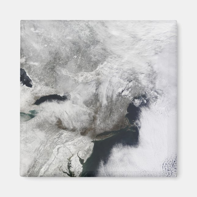 Imán Una severa tormenta de invierno (Frente)