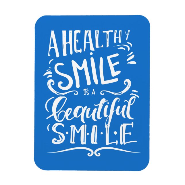 Imán Una Sonrisa Saludable Es Una Sonrisa Hermosa (Vertical)