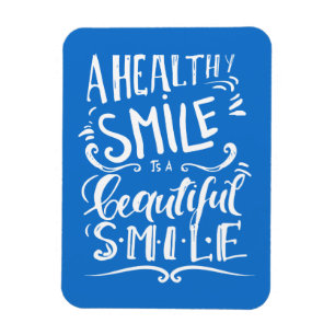 Imán Una sonrisa sana es una sonrisa hermosa