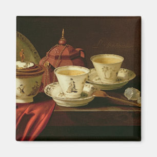 Imán Una tetera de Yixing y una teta de porcelana china