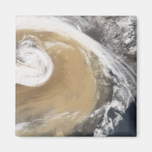 Imán Una tormenta de polvo asiática cruza el Pacífico