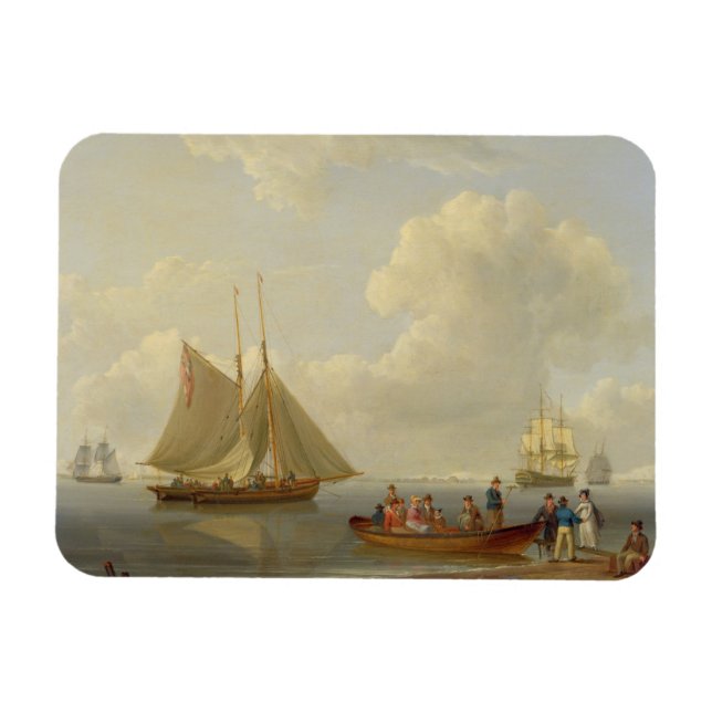 Imán Una travesura llevando a los pasajeros a dos pac (Horizontal)