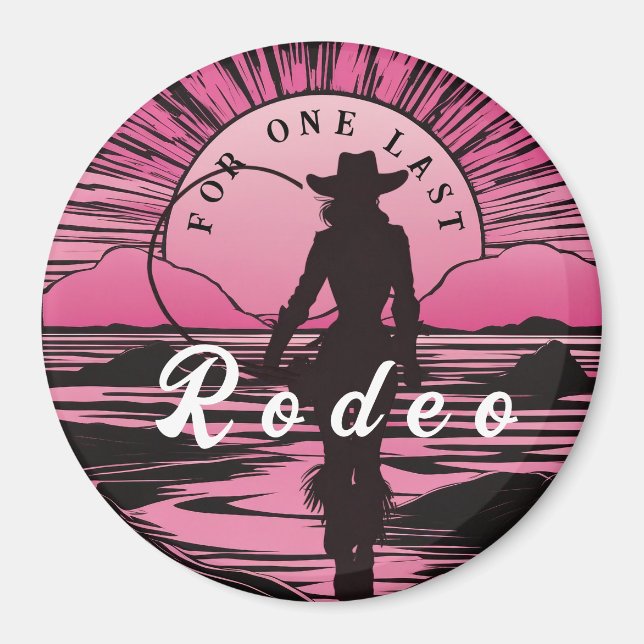 Imán Una última despedida de soltera Rodeo (Frente)