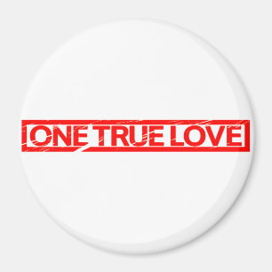 Imán Una verdadera estampilla de amor
