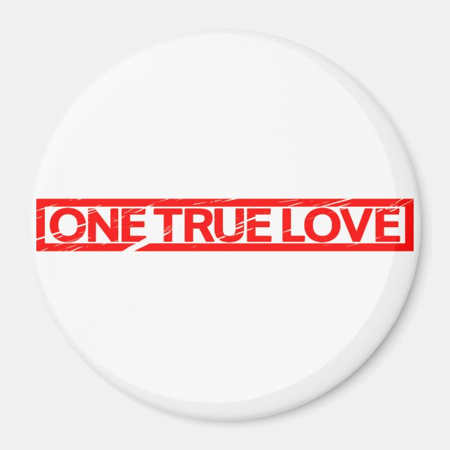 Imán Una verdadera estampilla de amor (Frente)