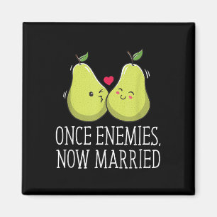 Imán Una Vez Enemigos Ahora Casados Boda Funny Bride Y