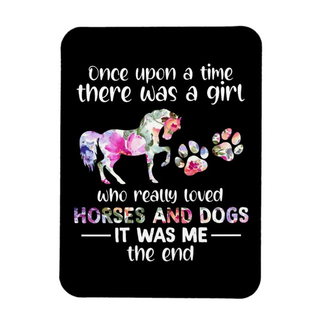 Imán Una Vez Había Un Chica Que Amaba El Caballo (Vertical)